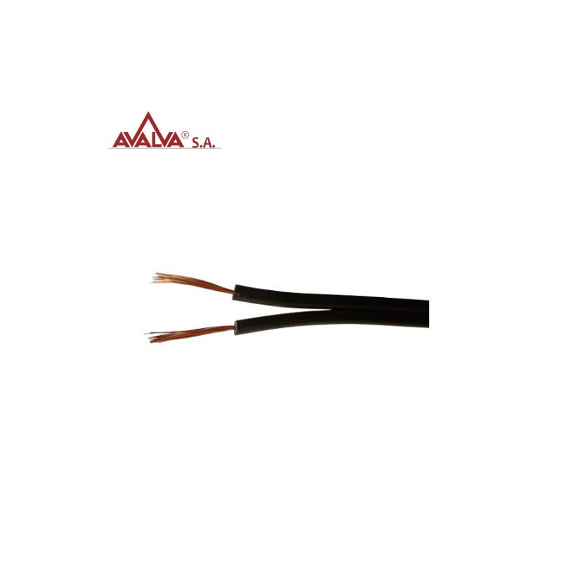 Cable de audio paralelo Diámetro 1mm (2,8x5,6mm) 20 metros AVALVA