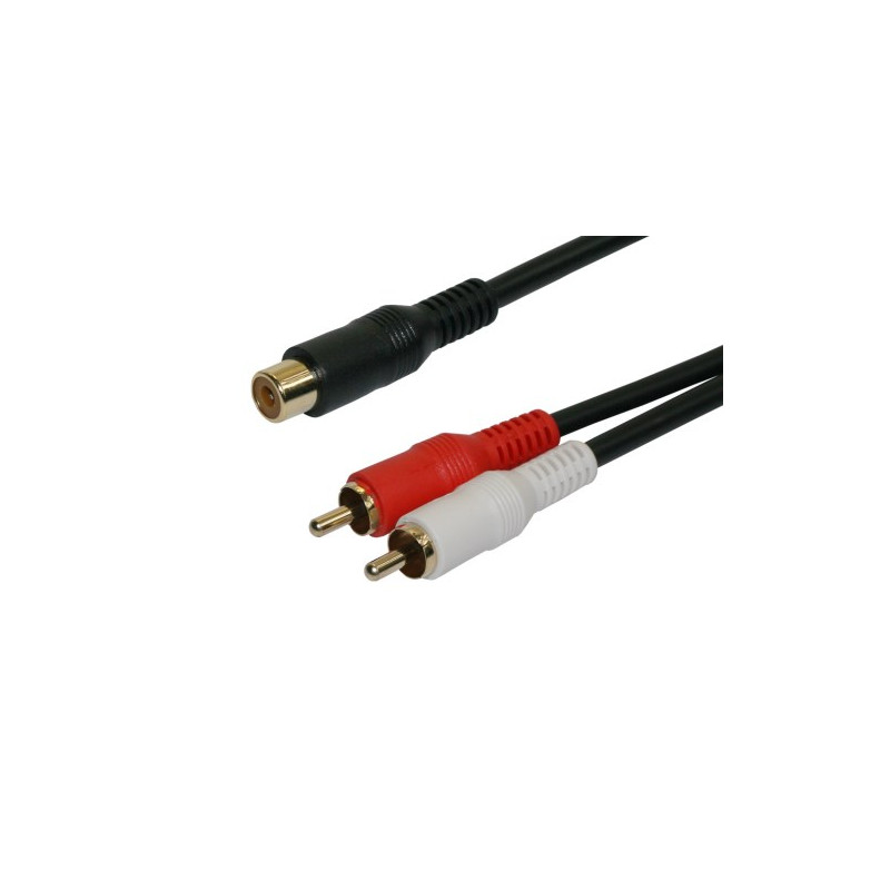 Conexion libre oxigeno 2M RCA-1H RCA. 0,25m. AVALVA