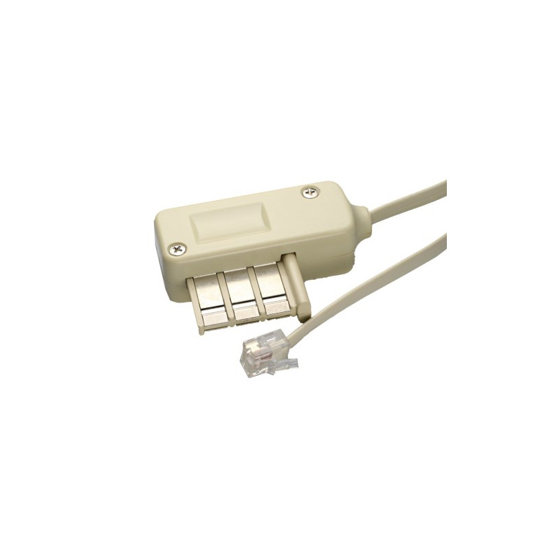 Conexion tipo Frances M-M 6P6C. 3m. AVALVA