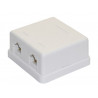 Caja de superficie doble CAT6 AVALVA