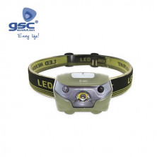Linterna Frontal LED RECARGABLE 3w 160Lm con sensor GSC C50/100