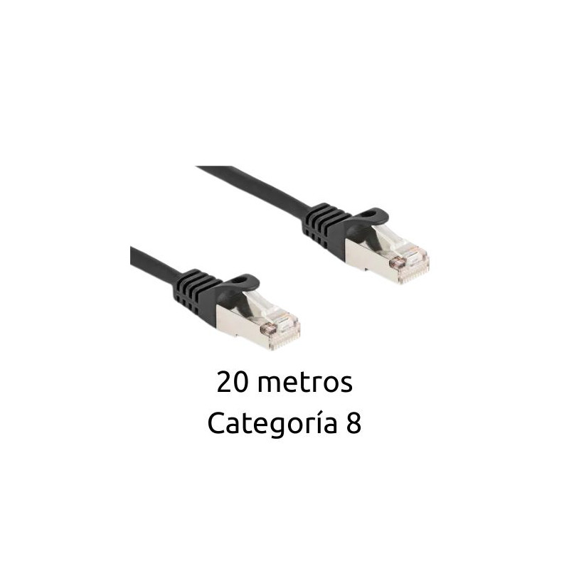 Cable Ethernet S/FTP flexible 20 metros Cat. 8 AVALVA
