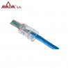 Conector modular 8P8C pasante para Cable rígido Cat6 AVALVA