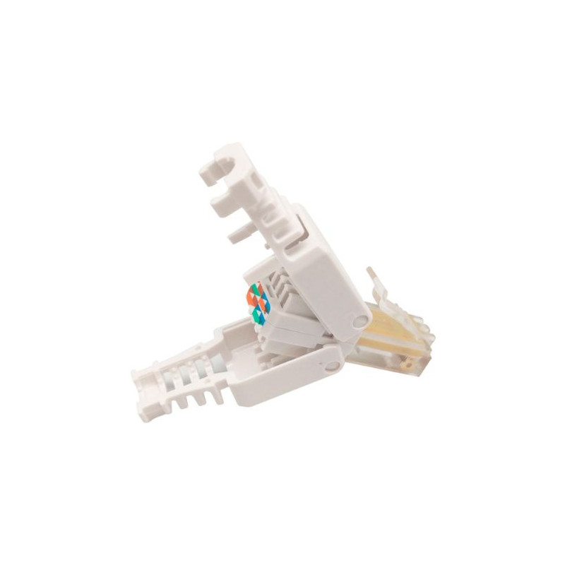 Conector modular RJ45 8P8C Autocrimpeable AVALVA