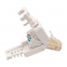 Conector modular RJ45 8P8C Autocrimpeable AVALVA