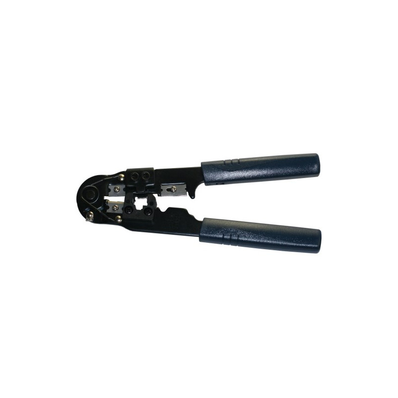 Crimpadora metálica para conectores modulares 8P8C AVALVA