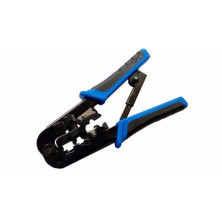 Crimpadora metálica para conectores modulares 4P4C, 6P4C, 6P6C, 8P8C AVALVA