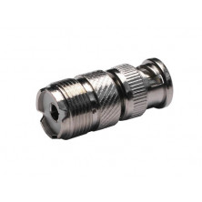 Adaptador BNC Macho-Hembra PL AVALVA