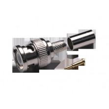 Conector Macho BNC crimp RG59 casquillo suelto AVALVA