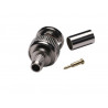 Conector Macho BNC crimp RG6 casquillo suelto AVALVA