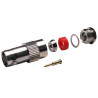 Conector Hembra BNC crimp RG58 casquillo suelto AVALVA