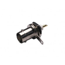 Conector Hembra BNC para chasis AVALVA