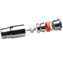 Conector Hembra N RG213 con tuerca AVALVA