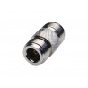 Conector N doble hembra AVALVA