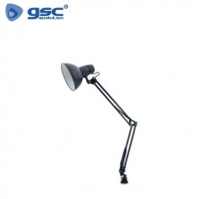Flexo de sobremesa E27 40w clip Negro 220x850mm GSC C1/12