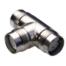 Distribuidor Twinaxial triple hembra AVALVA