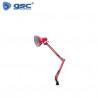 Flexo de sobremesa E27 40w clip Rojo 220x850mm GSC C1/16