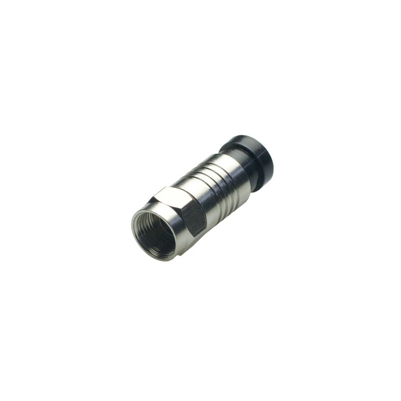 Conector Macho F 6,5mm compresion AVALVA