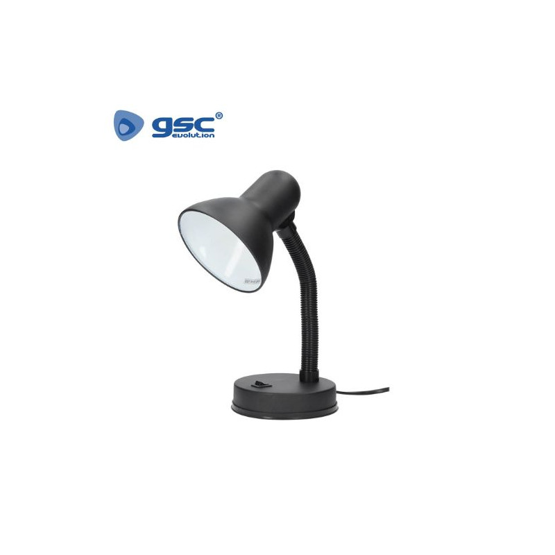 Flexo de sobremesa Bell E27 25w Negro 160x350mm GSC C1/20