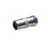 Adaptador F macho-hembra TV AVALVA