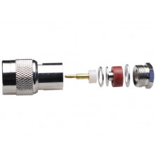 Conector Macho TNC RG58 con tuerca AVALVA