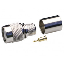 Conector Macho TNC RG213 crimpar AVALVA