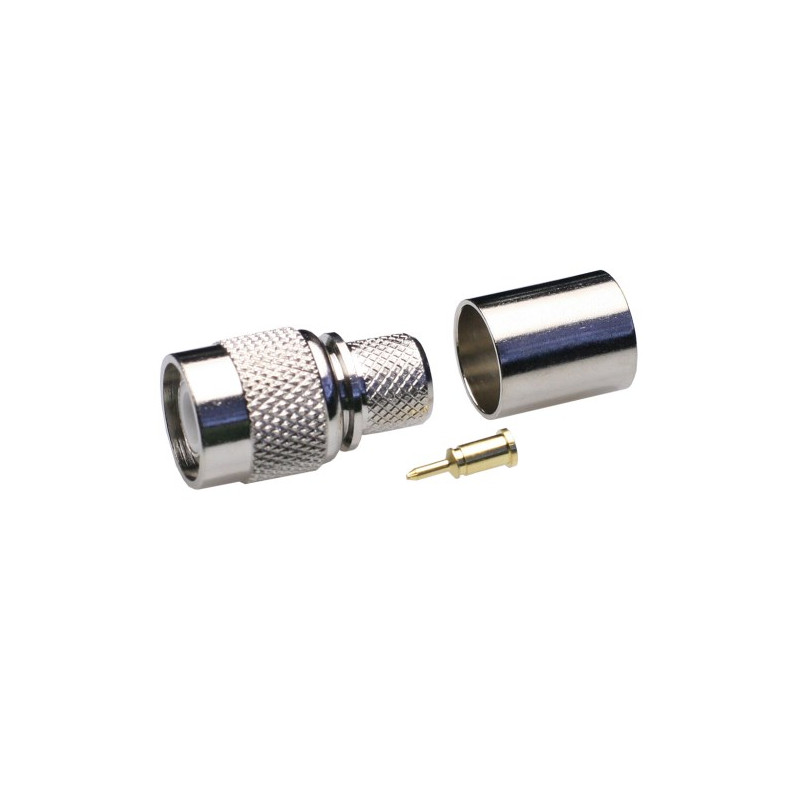 Conector Macho TNC RG213 crimpar AVALVA