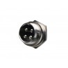 Conector Macho microfono a rosca 4P AVALVA