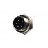 Conector Macho microfono a rosca 6P AVALVA