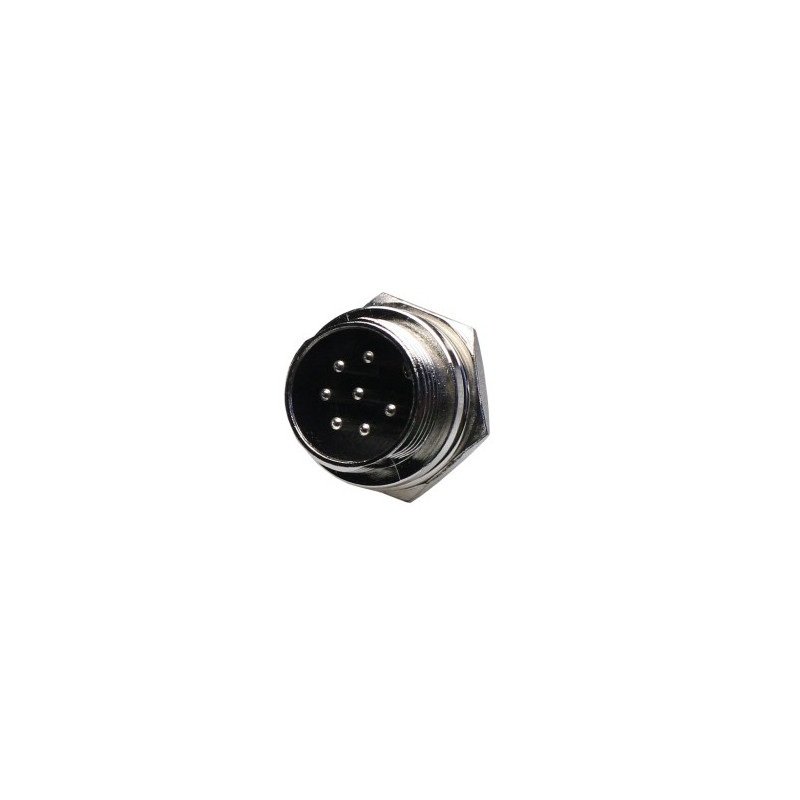 Conector Macho microfono a rosca 7P AVALVA