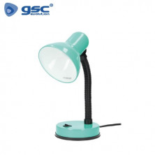 Flexo de sobremesa Bell E27 25w Turquesa 160x350mm GSC ÚLTIMAS UNIDADES