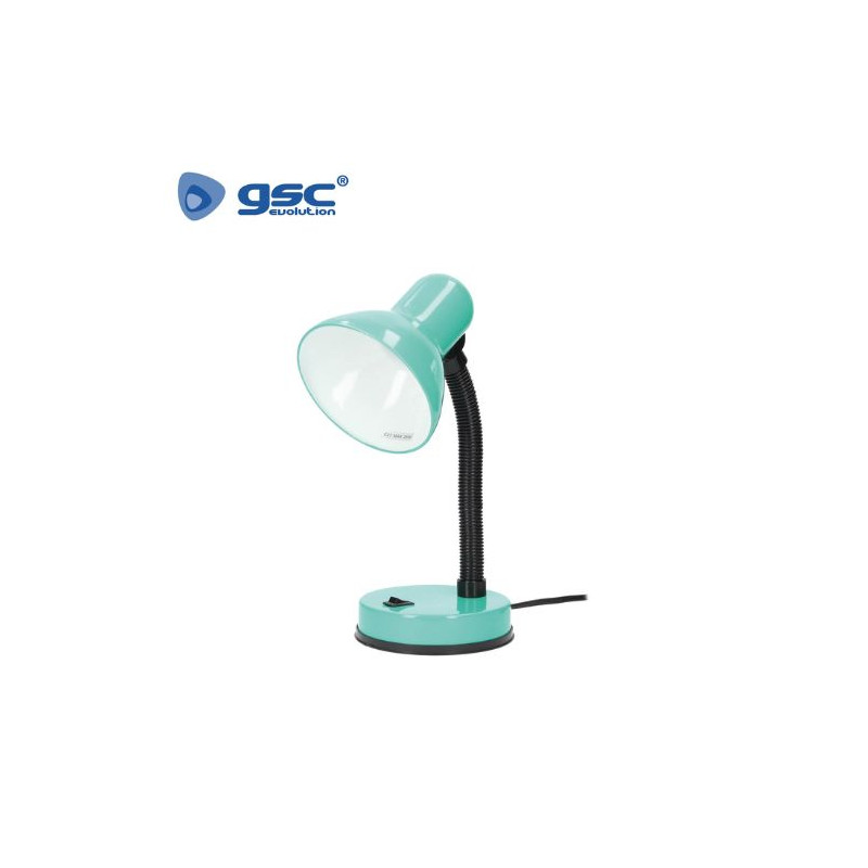 Flexo de sobremesa Bell E27 25w Turquesa 160x350mm GSC C1/20