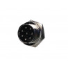 Conector Macho microfono a rosca 8P AVALVA