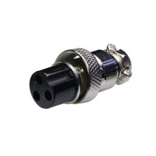 Conector Hembra microfono aerea 3P AVALVA