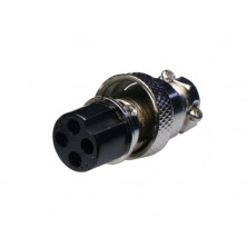 Conector Hembra microfono aerea 4P AVALVA