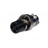 Conector Hembra microfono aerea 4P AVALVA