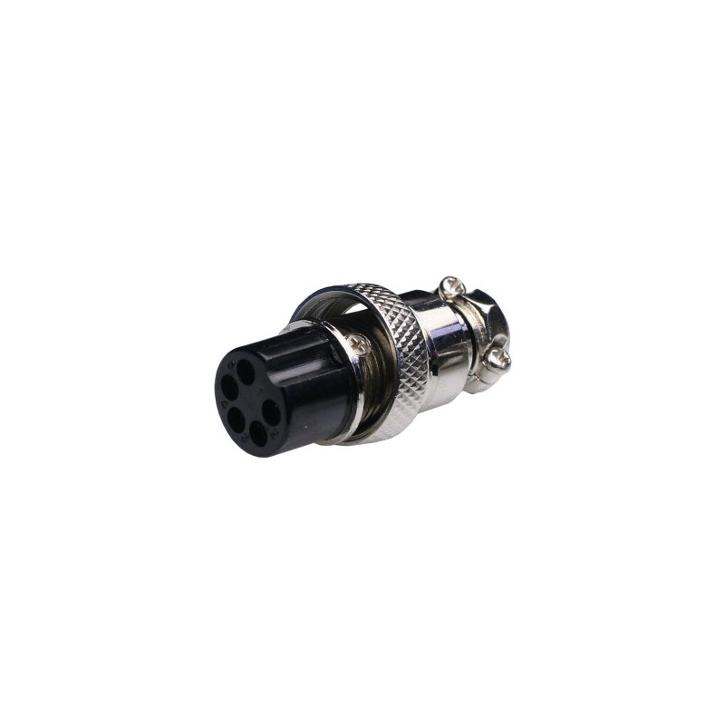 Conector Hembra microfono aerea 5P AVALVA