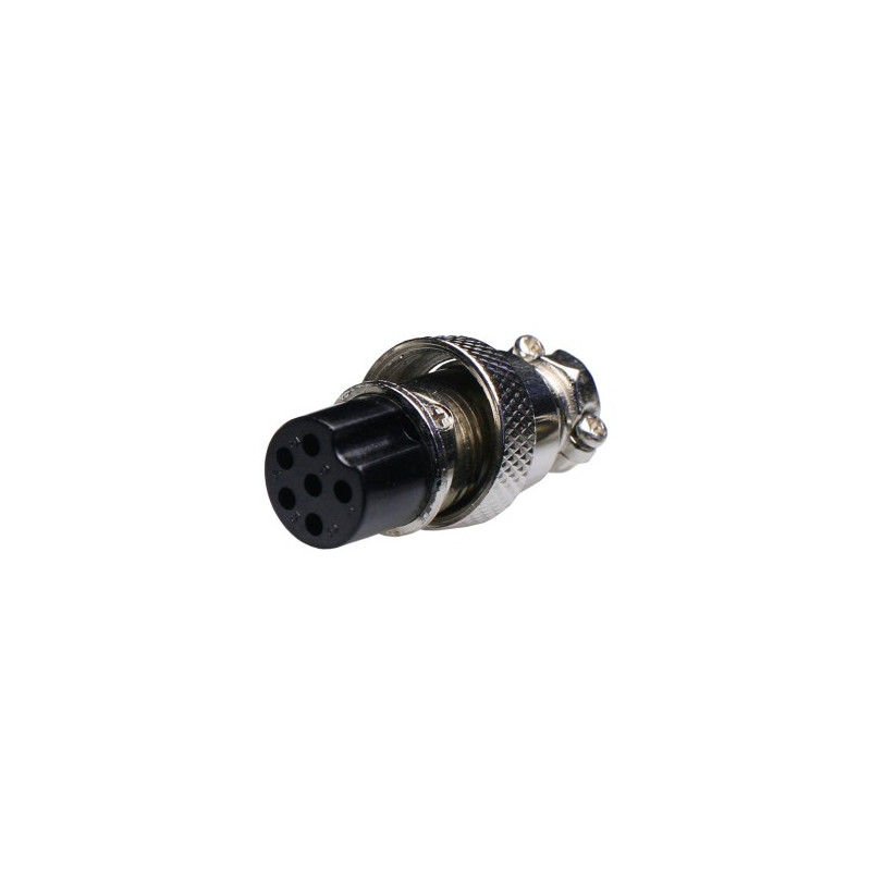 Conector Hembra microfono aerea 6P AVALVA