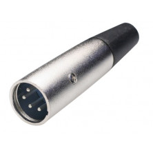 Conector Macho Canon aereo 4P AVALVA