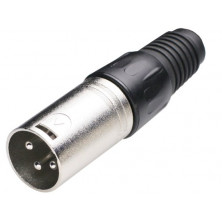 Conector Macho Canon tipo Neutrik 3P AVALVA
