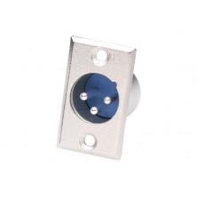 Conector Macho Canon para chasis 4P AVALVA