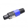 Conector Macho aéreo tipo Speakon 4P AVALVA