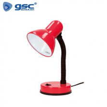 Flexo de sobremesa Bell E27 25w Rojo 160x350mm GSC C1/24