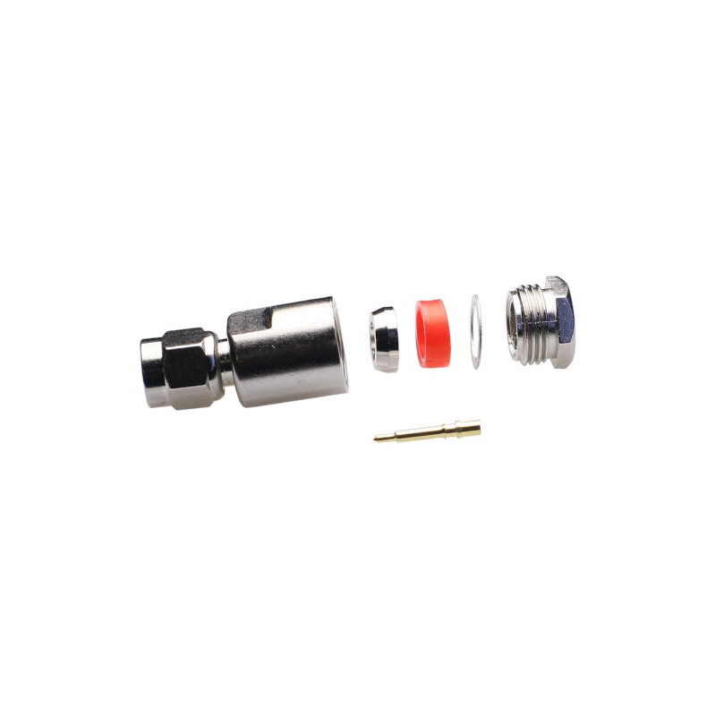 Conector Macho SMA RG58 con tuerca AVALVA