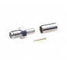 Conector Hembra SMA inversa RG58 crimpar AVALVA