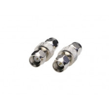 Adaptador doble macho SMA. Una cara inversa AVALVA