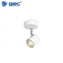 Foco techo/pared simple GU10 Blanco Edina GSC C1/36