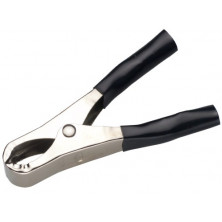 Pinza cocodrilo preaislada 15A Negra AVALVA