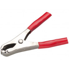 Pinza cocodrilo preaislada 15A Roja AVALVA