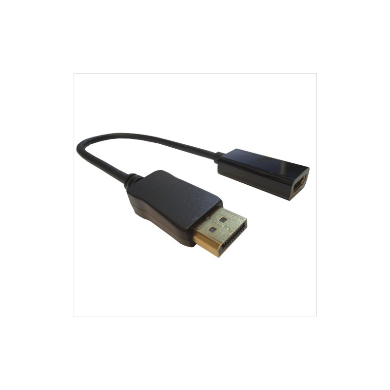 Adaptador HDMI Hembra - DisplayPort Macho AVALVA